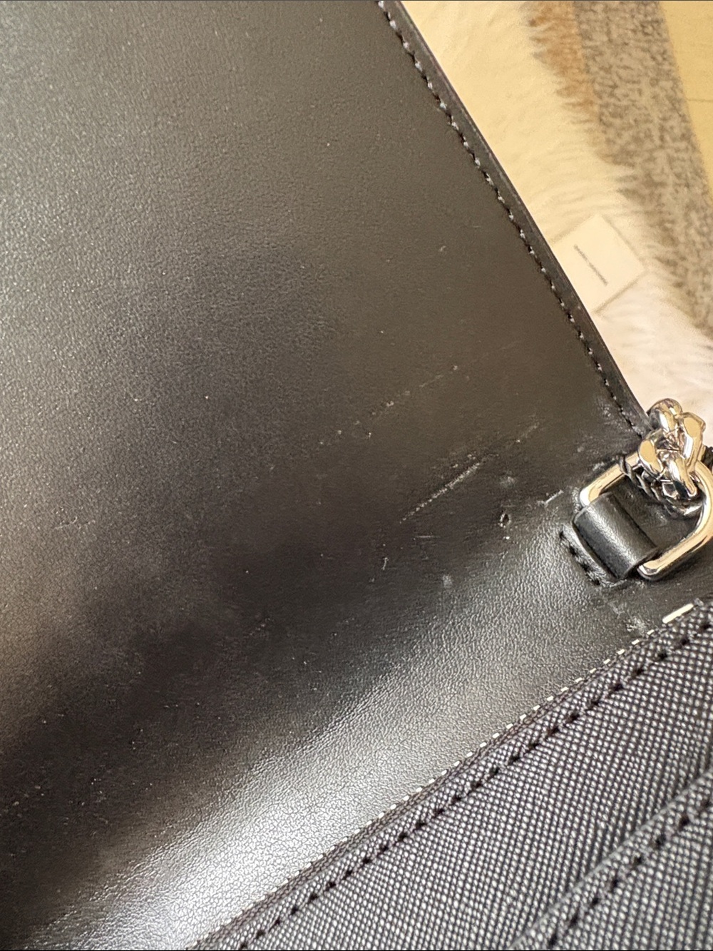 Marc Jacobs Black Leather Crossbody  Bag - Picture 7 of 11
